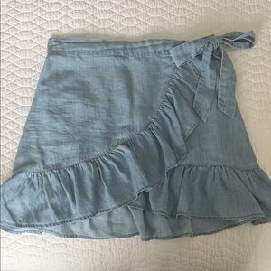 Rails Asymmetrical Denim Blue Skirt